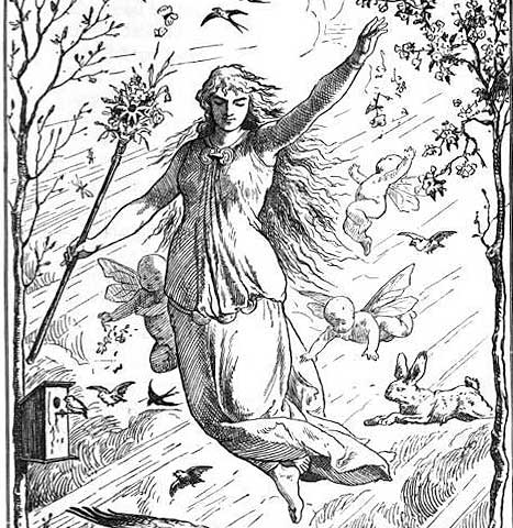 Ostara (1884) by Johannes Gehrts