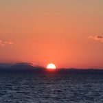 setting sun