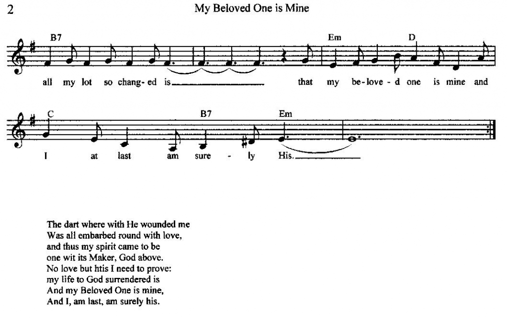 My Beloved One is Mine by Pamela Holm, page 2