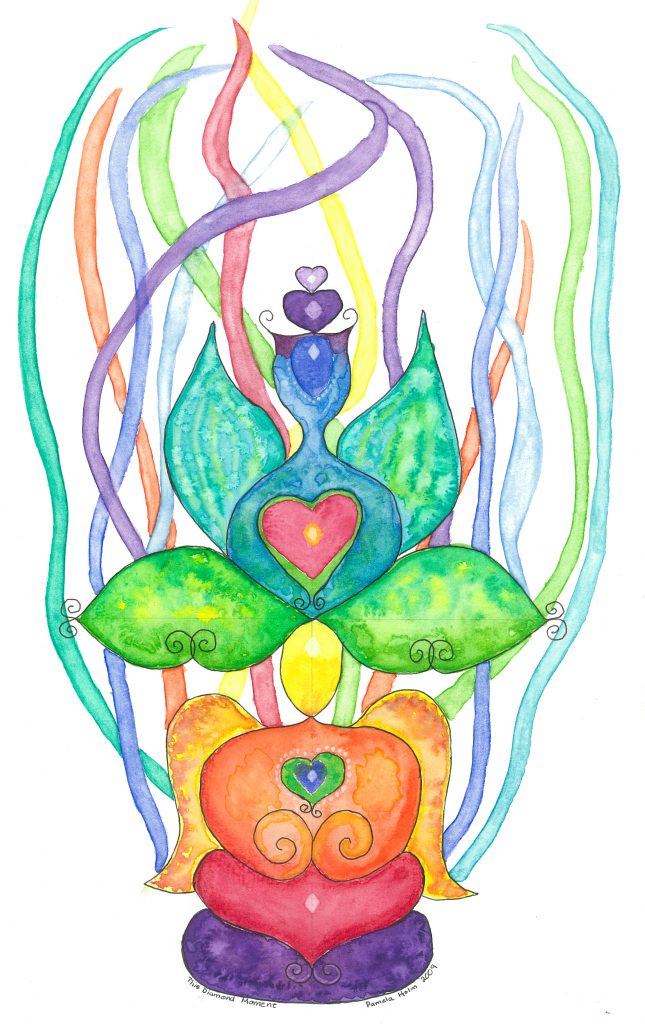 This Daimond Moment, watercolour by Pamela J. Holm